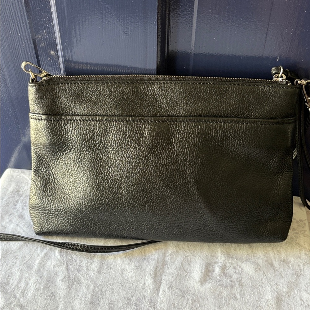 Aimee Kestenberg Black Whipstitch Crossbody Bag - Picture 5 of 9